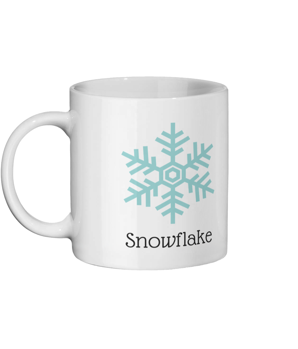 Snowflake Mug Left